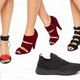 Up to 60% off women’s shoes